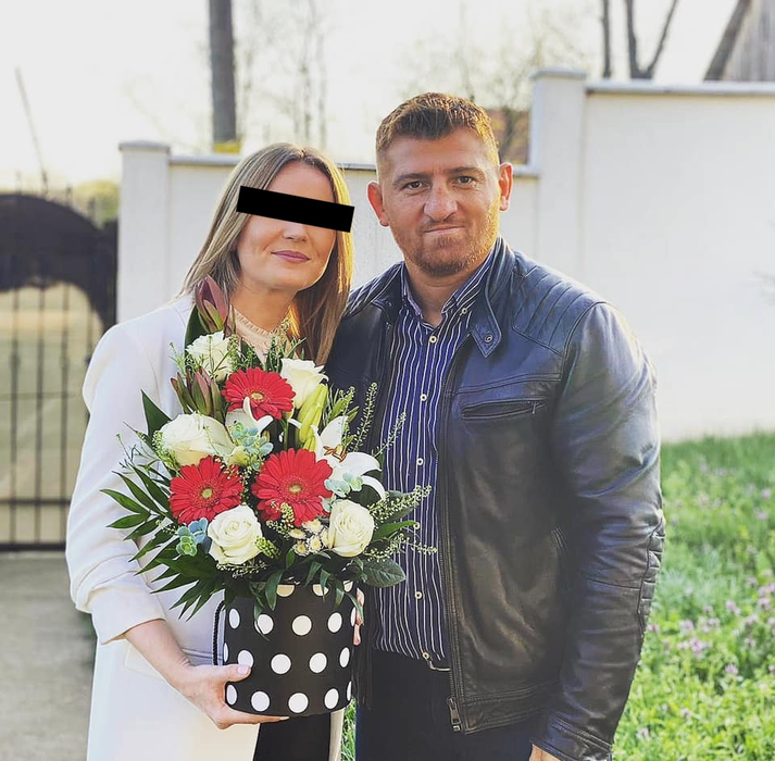 Cătălin Moroșanu și soția sa, Georgiana