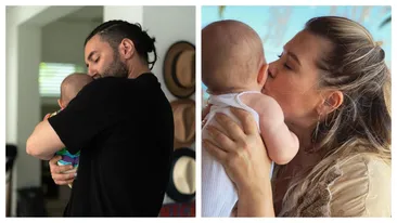 Cum au fost surprinși Gina Pistol, Smiley și fetița lor în vacanță. Josephine a făcut primii pași!