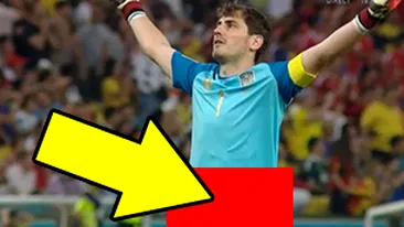 Detaliul JENANT pe care Iker Casillas l-a lasat sa se vada in timpul meciului cu Chile!