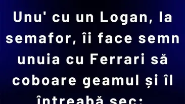 BANCUL ZILEI | Ferrari versus Logan