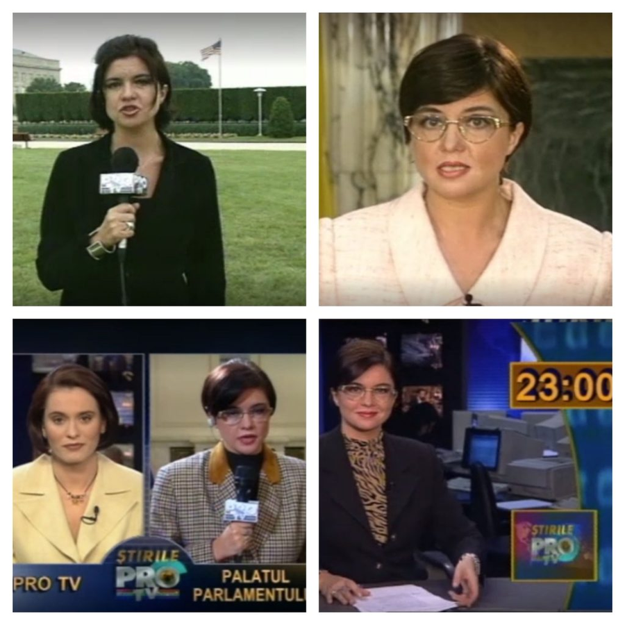 Imagini de colecție cu Cristina Țopescu la Pro TV, alături de Andreea Esca © PRO TV