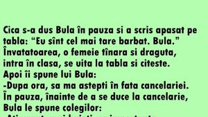 BANC | "Eu sunt cel mai tare bărbat. Bulă"