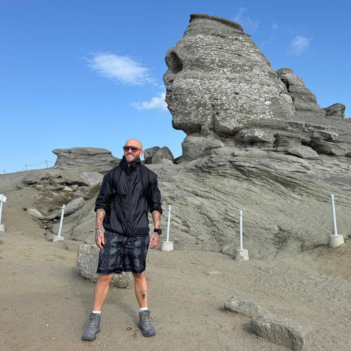 Cătălin Bordea, în escapada montană