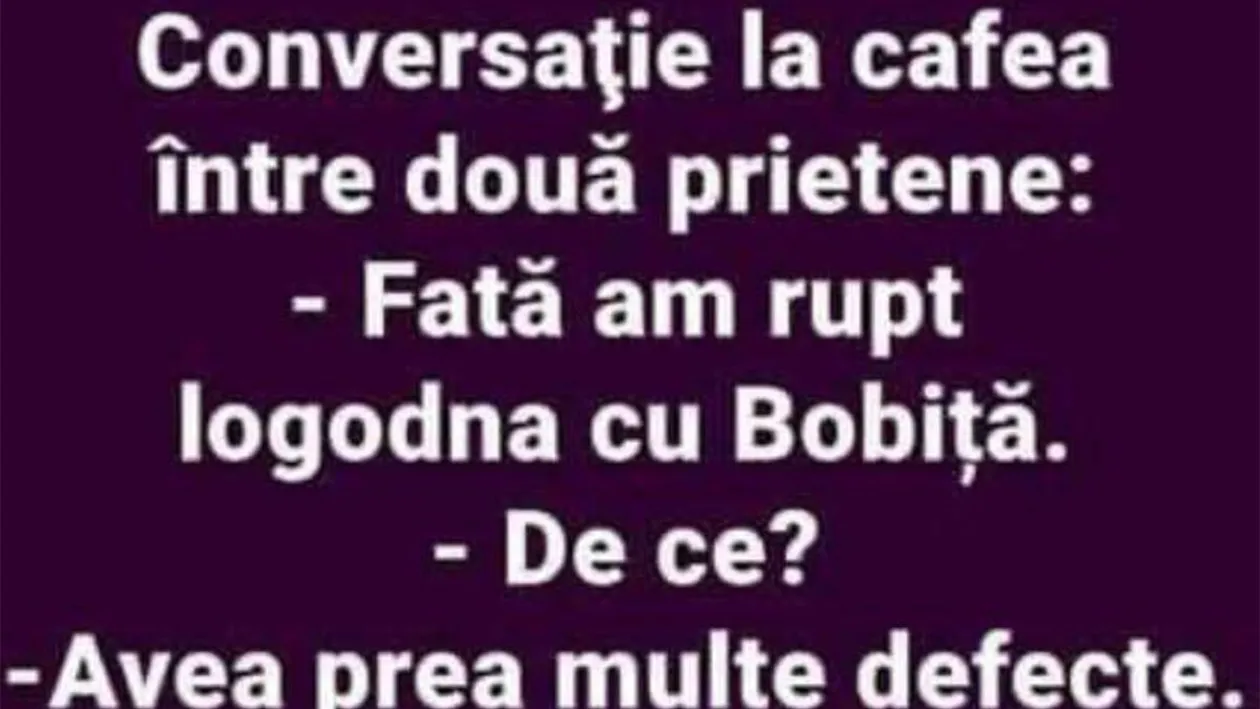 BANCUL ZILEI | Conversație la cafea între două prietene