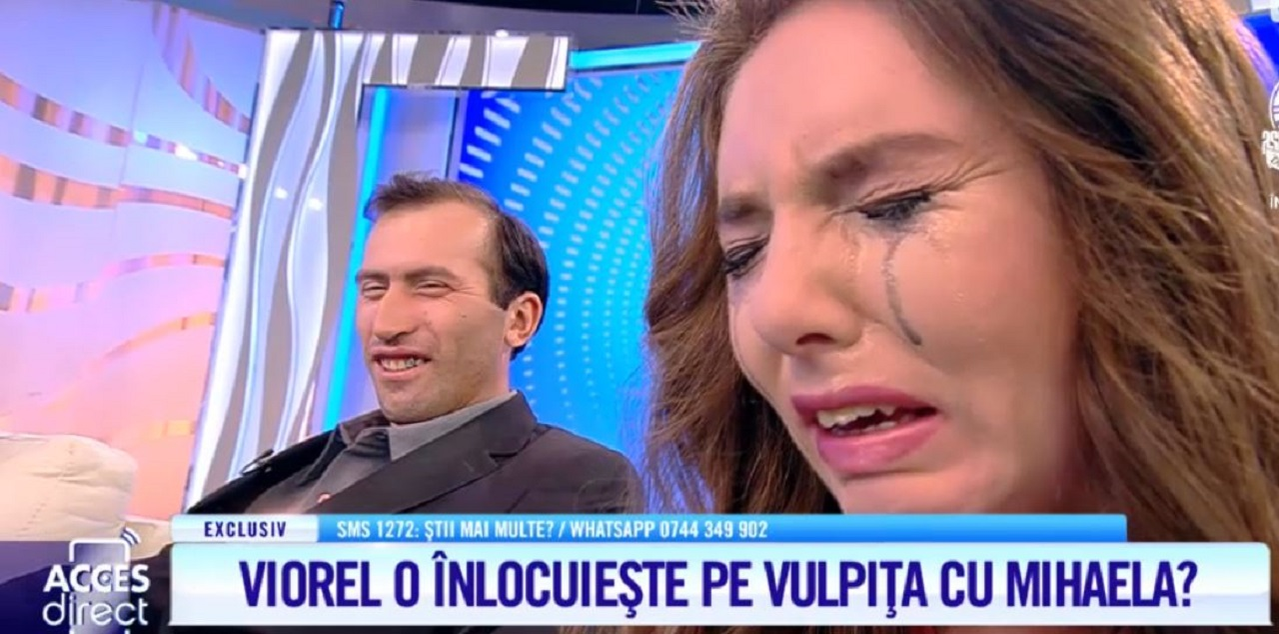 Vulpița a izbucnit în lacrimi la TV, după ce a aflat că soțul ei i-a făcut propuneri indecente Mihaelei, o brunetă voluptoasă