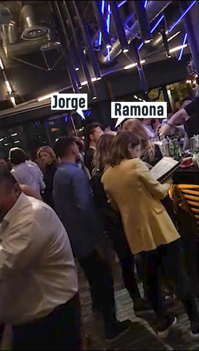 Ramona pare să fi uitat scenele fierbinți dintre soțul ei și Ioana Filimon