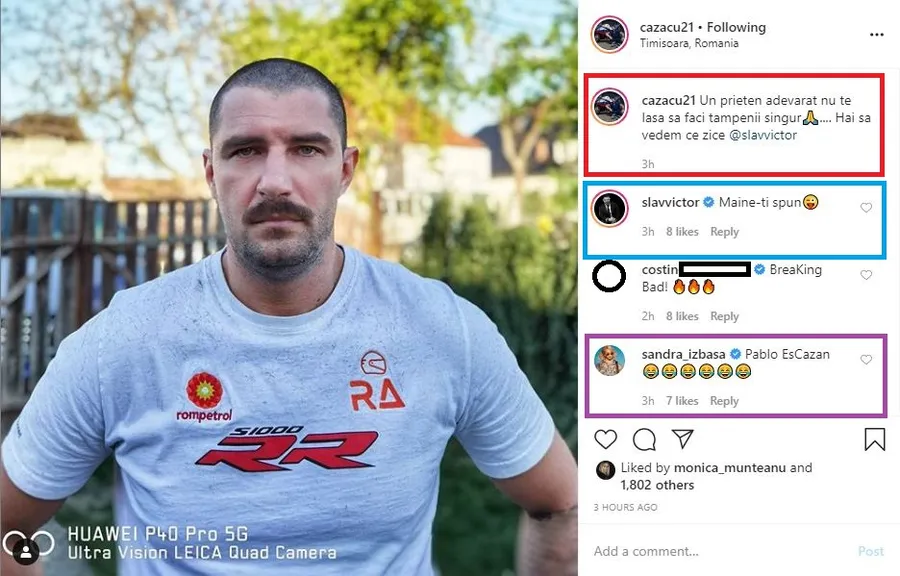 Cătălin Cazacu, schimbare radicală de look după ce a fost provocat de Giani Kiriță © Instagram
