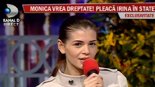 VIDEO Monica Gabor vrea sa il aduca in Romania pe Mr. Pink: As fi dispusa sa renunt la America ca sa stau cu Irina