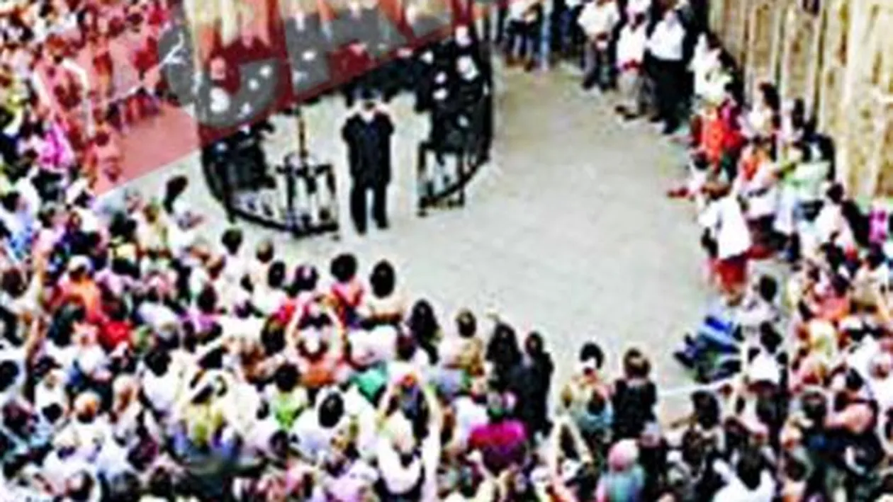 Semafoare in catedrala