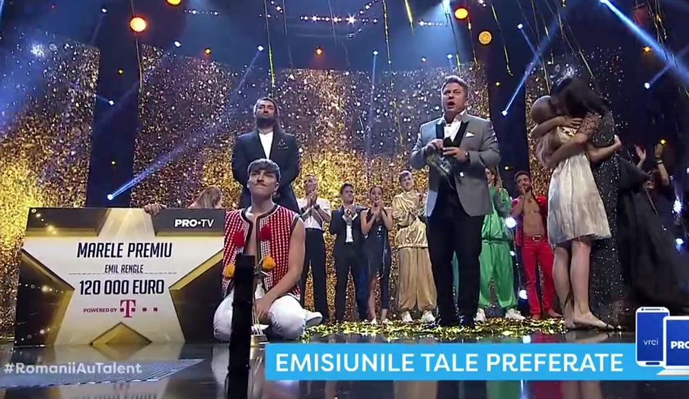 El este castigatorul Romanii au talent 2018. Emil Rengle a luat marele premiu de 120.000 de euro la Pro TV