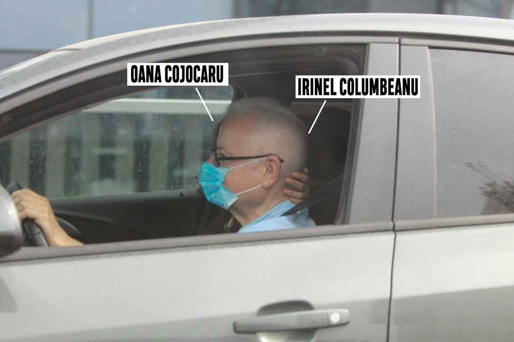 Irinel Columbeanu, mângâiat de Oana Cojocaru