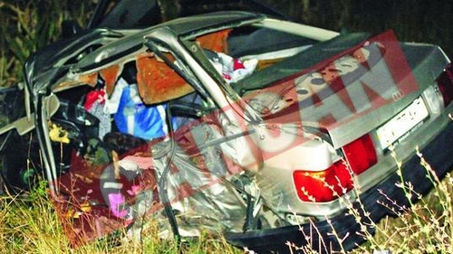Tata, mama si trei copii, morti intr-un accident rutier