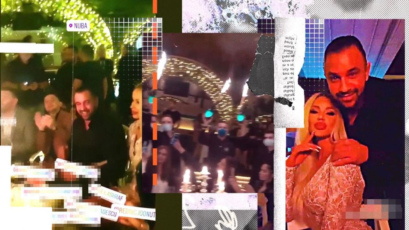 Bianca și Bodi, mega-petrecere la NUBA, cu „stive” de șampanii și artificii. Celebrul cuplu a făcut „brigadă” cu Oana Zăvoranu și soțul + un consilier de la Camera Deputaților și mulți alți prieteni