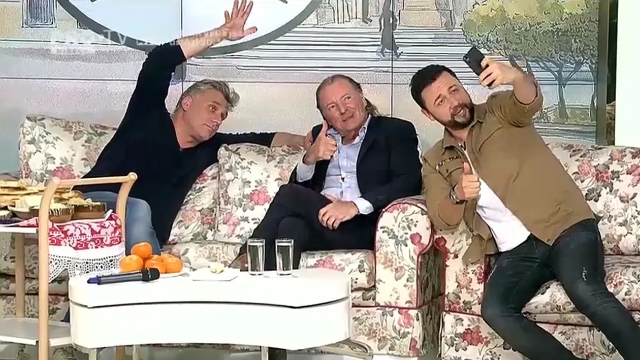 Armand Assante și Lior Ashkenazi, invitații lui Cătălin Măruță! Ce incident s-a petrecut în platoul de televiziune: S-a spart