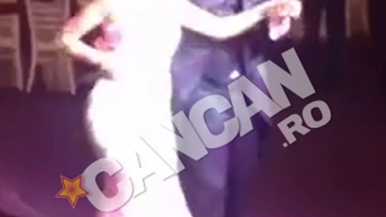 Fiul Matildei Pascal Cojocarita si aleasa lui au luat lectii de la Bursucu pentru valsul perfect. Imagini exclusive cu dansul mirilor