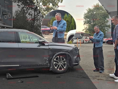 Mihai Stoica, implicat într-un accident în Capitală. Bolidul președintelui FCSB, avariat în urma impactului