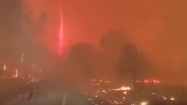 Tornadă de foc în California. Imagini șocante: ”Am rămas fără cuvinte!”