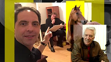 I-au băgat în casă un cal adevărat! + Scandal uriaș cu vecinii! Poveste fabuloasă! Cum l-au ”lucrat” Florin Piersic și Titus Munteanu pe Dan Negru de ziua lui