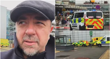 Horia Brenciu, în mijlocul unui jaf pe aeroportul Heathrow, în Londra! 21 de persoane au fost rănite