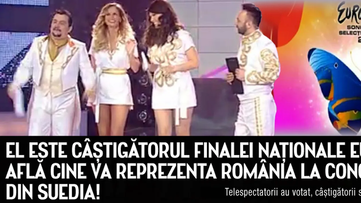 El este castigatorul finalei nationale Eurovision! Crezi ca merita sa reprezinte Romania la concursul din Suedia?