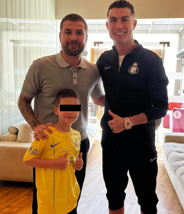 Adrian Mutu și Ronaldo / Foto: Instagram