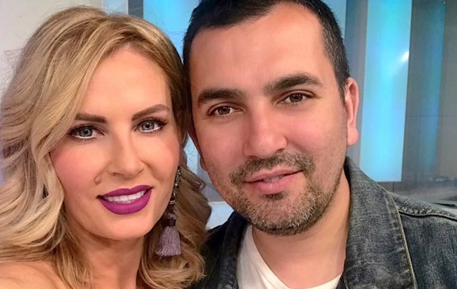 Lucian Mitrea şi Andreea Bănică i-au fost naşi lui Velea, la prima căsătorie