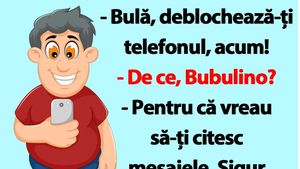 BANC | "Bulă, deblochează-ți telefonul!"