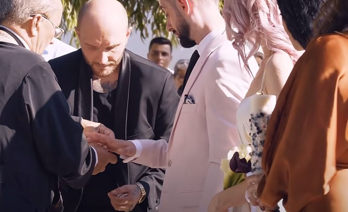 Stand-uperul Radu Bucălae, nuntă de vis cu iubita lui, Alexandra. Cine au fost nașii cuplului | FOTO + VIDEO