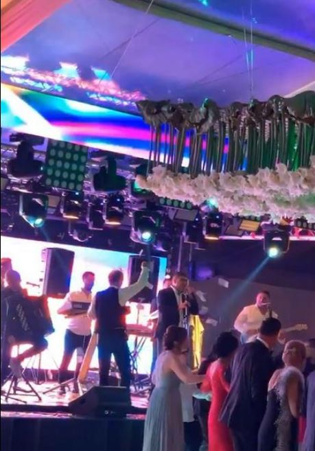 Gigi Becali a făcut spectacol la nunta fiicei sale mai mari, Theodora