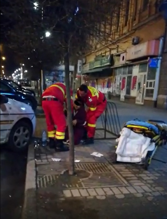 Un echipaj SMURD a ajuns de urgență la locul nașterii