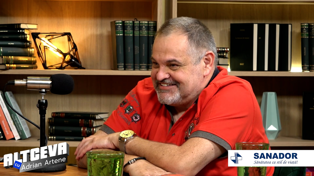 Podcastul poate fi urmărit integral pe canalul de YouTube ”ALTCEVA cu Adrian Artene” / (Sursa: Captură video)