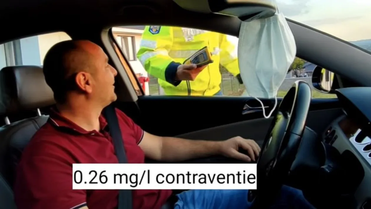 Un polițist din Oradea a demonstrat cum poți avea alcoolemie fără să bei, doar pentru că te-ai dezinfectat pe mâini cu spirt