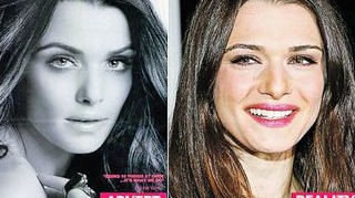 Rachel Weisz, prea photoshopata