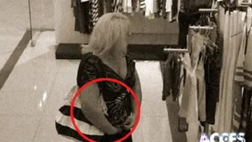 Mirabela Dauer, surprinsa in timp ce fura chiloti dintr-un magazin din Bucuresti!