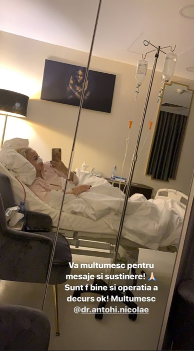 Anda Adam, intervenție estetică. Și-a operat nasul