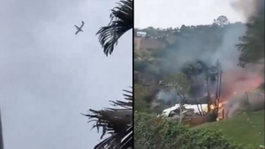 BREAKING! Un avion cu 62 de pasageri la bord s-a prăbușit într-o zonă rezidențială din Brazilia