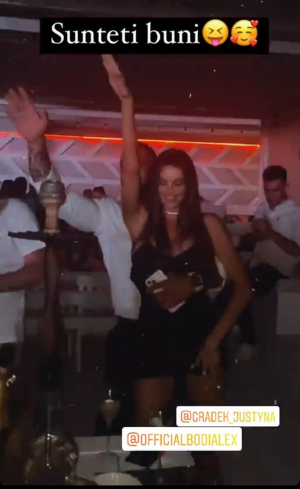 S-a lăsat cu priviri ucigașe? Bianca Iordache, prezentă în clubul în care Alex Bodi s-a distrat cu noua iubită, Justyna Gradek. Atingerile fierbinți nu au lipsit | VIDEO