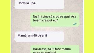 Bancul sfârșitului de săptămână | "Mamă, dorm la una"