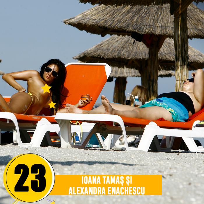 Top 30 bunăciuni la plajă de 1 Mai. S-au dat cu loțiune, s-au așezat pe șezlong și… Vezi pe ce locuri se clasează Andreea Bănică, Daniela Crudu, Bianca Drăgușanu ori Roxana Vancea