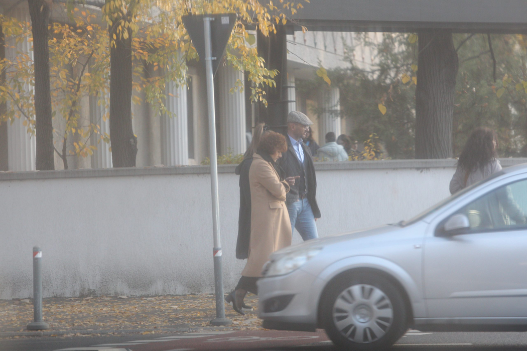 Romanița Iovan, iubitul ei și o prietenă comună au luat la pas aleile din jurul parcului Herăstrău