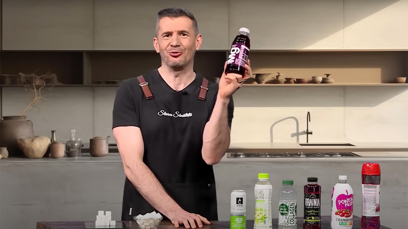 Ce conține, de fapt, apa cu vitamine din comerț. Dragoș Pătraru: "Otravă, baliverne și gogoși" 