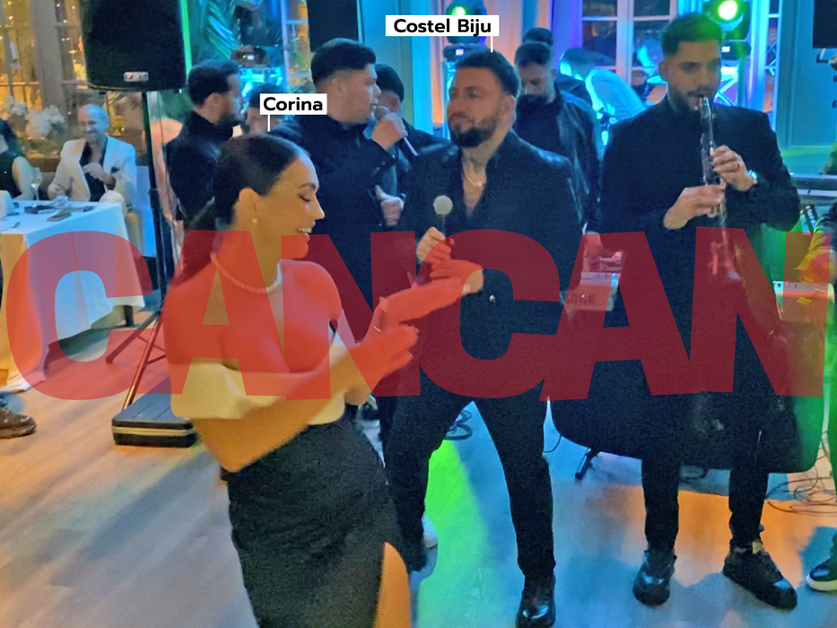 Reghe & Corina, show pe ringul de dans pe melodiile celor mai în vogă artiști ai momentului (Foto: CANCAN.RO)