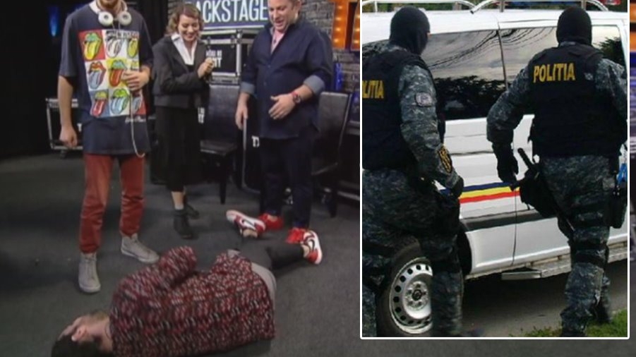 Scene dramatice în culisele Românii au Talent de la Pro TV! Un concurent a scos pistolul și toporișca. Poliția a intervenit în forță