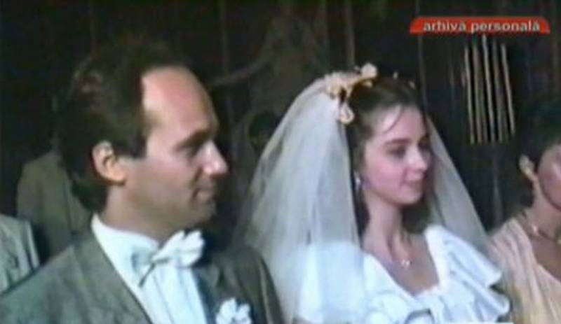 Dan Creimerman şi Dana Bartzer în ziua nunţii