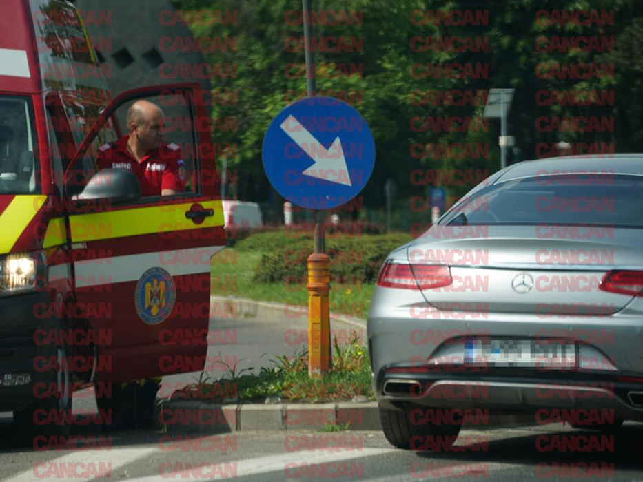 Fiica lui Eduard Uzunov, accident pe străzile Capitalei/ Foto: CANCAN.RO