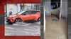 Imagini apocaliptice lângă București. A plouat în câteva zile cât pentru două luni, iar străzile au fost înghițite de ape