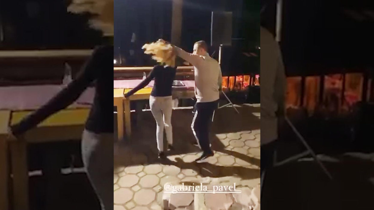 Vasile Geambazi și Gabriela Pavel, show pe ringul de dans la ziua lui Codin Maticiuc