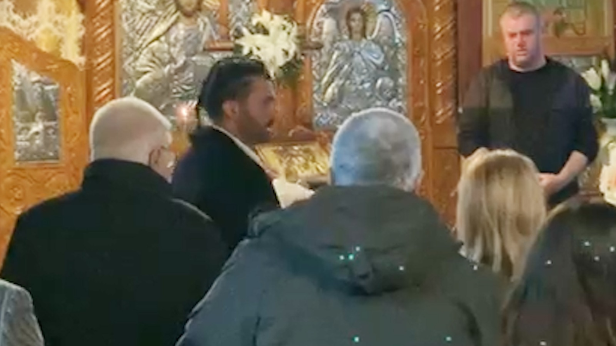 Ceremonia a fost restrânsă