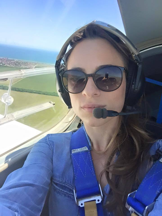 Ana Maria Binder este pasionată de avioane şi...raliu