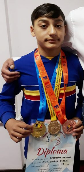Valentin Gheorghe, micul campion din Giurgiu